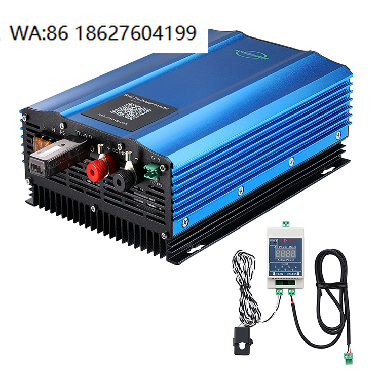 Grid Tie Inverter Limiter 2000W - Solar-Netzwechselrichter 500W-2000W Einphasig IP65 Wasserdicht WiFi-Begrenzer