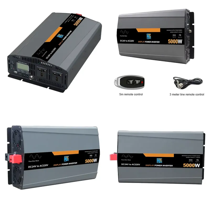 Pure Sine Wave Inverter 5000W 48V 220V - für Gleichstrom 12V 24V 48V zu