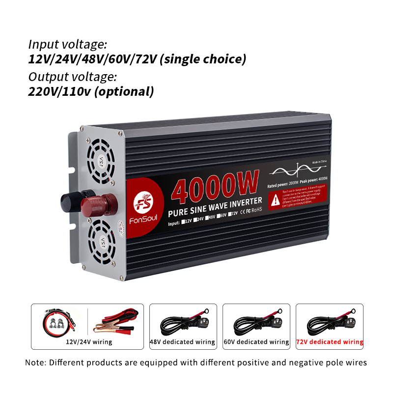 6000W 5000W 4000W 3000W Reiner – Pure Sine Wave Inverter 5000W 48V 220V Bewertung und Preis